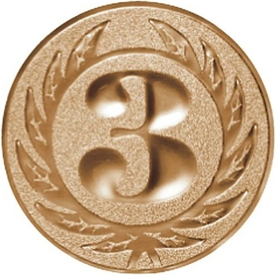 Emblém 25mm Zlato/Striebro/Bronz Bronz