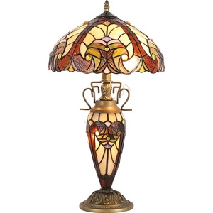 PREZENT 1702 - Настолна лампа TIFFANY 2xE27/60W + 1xE14/7W/230V (1702)
