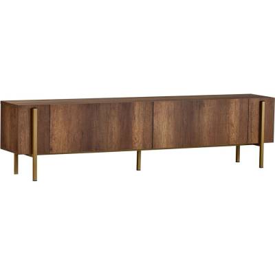 ASIR GROUP Маса за телевизор от декор от орех в тъмно естествен цвят 180x45x30 cm Nexus - Kalune Design (993NRD1110)