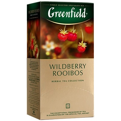 Greenfield Herbal Wildberry Rooibos 25 x 1,5 g