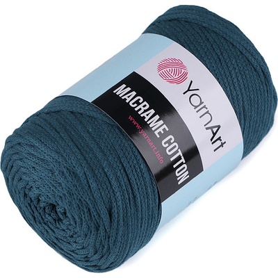 Stoklasa Pletací příze Macrame Cotton 250 g Balení: 1 ks, Varianta: 27 (789) petrolejová 27 (789) petrolejová