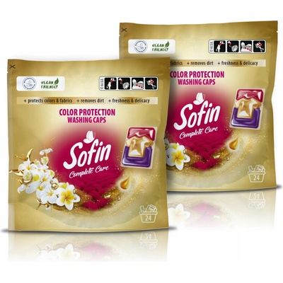 Sofin Complete Care Color Kapsle pro praní a ochranu barev 2 x 24 PD