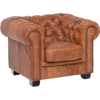 Sob nábytek Chesterfield vintage pravá kůže F0A00000007W