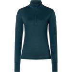 super. natural Дамско мериносово термобельо super. natural Women's Tundra 175 Quarter Zip Longsleeve - Blueberry (114-2946-0112)