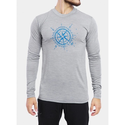 Sensor Merino Active PT Tee L/S grey compass