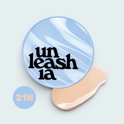 Unleashia Babe Skin Baby Blue Cushion SPF 40 PA++ Make-up v polštářku 21N Fluffy 15 g