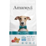 Amanova adult exigent iberian pork - пълноценна храна за пораснали кучета от всички породи с капризен апетит, със Иберийско свинско и тиква - 10 кг, Испания - 33199