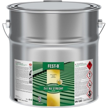 Barvy A Laky Hostivař FEST-B S2141, antikorozní nátěr na železo 0840 červenohnědá, 12kg