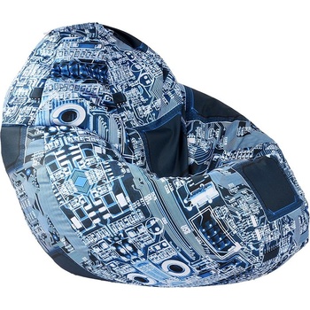 PUFRELAX Калъф за пуф круша, 520л. , Nirvana Gigant - Motherboard (COVER_PUF-G-NGG-TEXP-MOM)