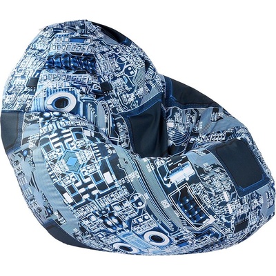 PUFRELAX Калъф за пуф круша, 520л. , Nirvana Gigant - Motherboard (COVER_PUF-G-NGG-TEXP-MOM)