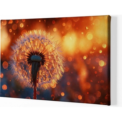 Obraz na plátně - Pampeliška, sluneční záře FeelHappy.cz Velikost obrazu (šířka x výška): 40 x 30 cm