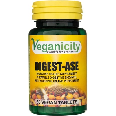 Veganicity Digest-Ase Tráviace enzýmy 60 tabliet