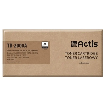 Compatible Тонер Actis TB-2000A (заместител за Brother TN2000 / TN2005, стандартен, 2500 страници, черен) (TB-2000A)