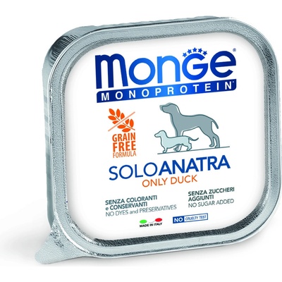 Monge Adult Dog Monoprotein paté kačacie 150 g
