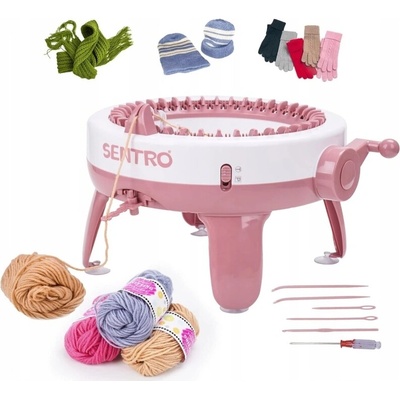 Pletací stroj na háčkování a pletení, pletací mlýnek TKALCOVSKÝ STAV – Zboží Dáma