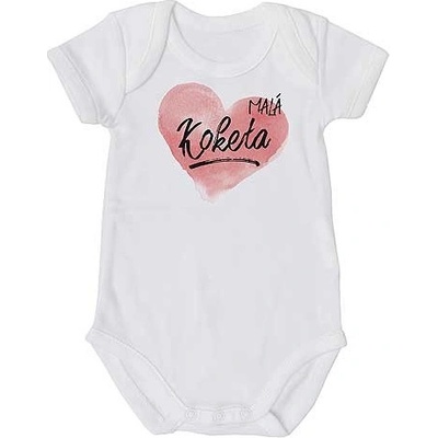 Bohemia Gifts Dětské body s potiskem Malá koketa