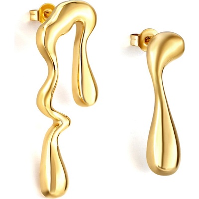 LUNICA Náušnice GOLD STAIN 1085