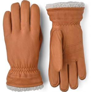 Hestra Ръкавици Hestra Women's Buvika Deerskin Gloves - Cork - размер 7 (EU) (202-6230-0212)