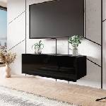 Mirjan24 Стенен шкаф CALABRINI 34x105 см черен (MJ0103)