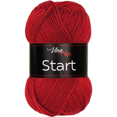 Vlna - Hep příze Start 41158 vínově červená