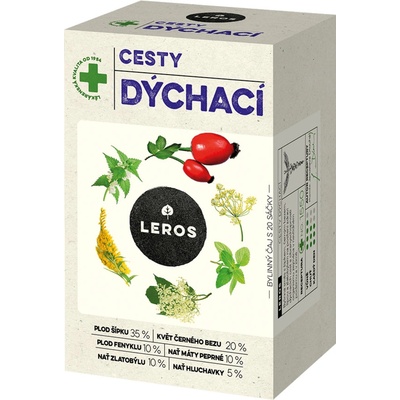 Leros Cesty dýchacie bylinná zmes 20 vrecúšok