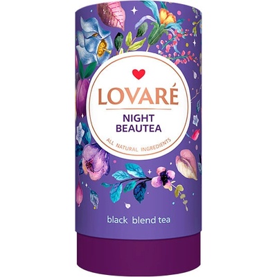 Lovaré Tubus NIGHT BEAUTY černý sypaný čaj 80 g