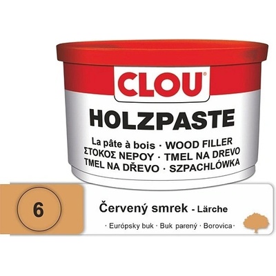 Clou tmel na drevo 250 g červený smrek