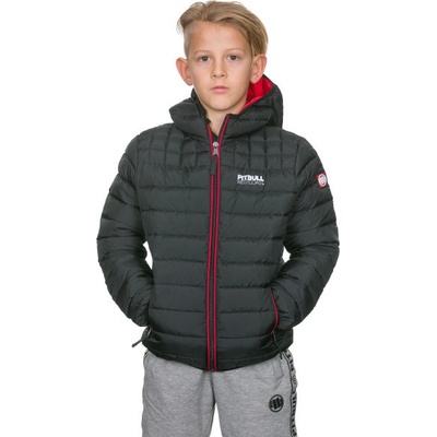 PitBull West Coast dětská zimní bunda Seacoast černá