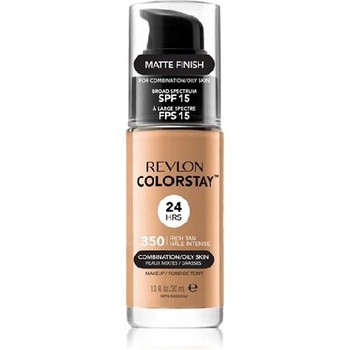Revlon Cosmetics ColorStay dlhotrvajúci zmatňujúci make-up pre mastnú a zmiešanú pleť 350 Rich Tan 30 ml