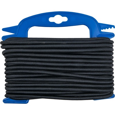 CONNEX PP Lano gumové 6 mm × 15 m, čierne, navíjač DY2701857