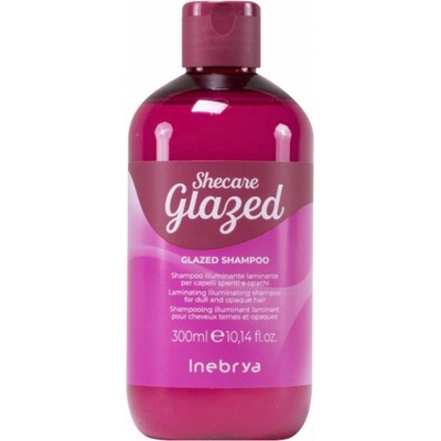 Rozjasňující a hydratační šampon pro vlasy bez lesku Inebrya Shecare Glazed Shampoo 300 ml