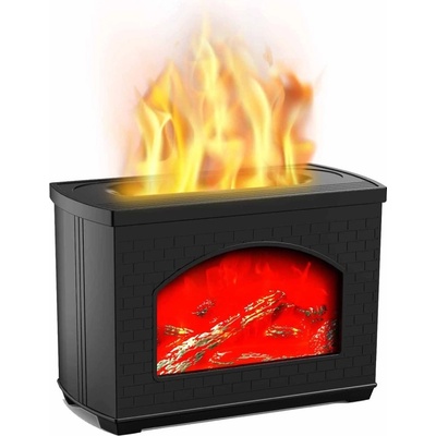 Fireplace aróma difuzer Flame čierny 9058 black 270 ml