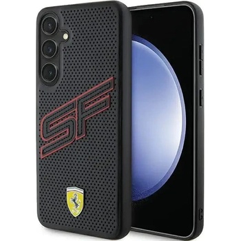 Ferrari Кейс Ferrari Big SF Perforated за Samsung Galaxy S24 Plus, черен (3666339242541)