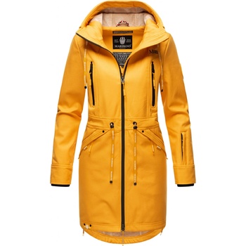 Marikoo Softshell Racquelle s kapucňou Amber Yellow