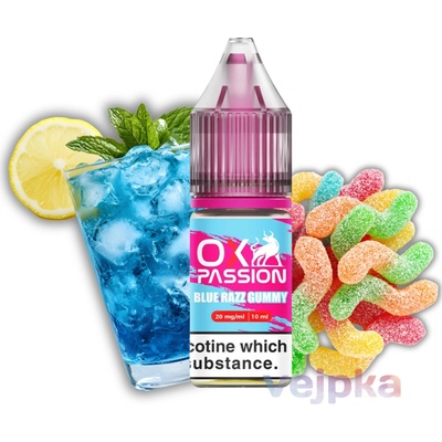 OXVA OX Passion Salts Blue Razz Gummy 10 ml 20 mg