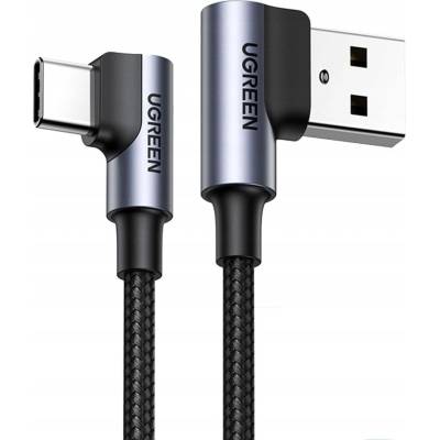 Ugreen US176 Úhlový USB-C na USB-A 2.0, 3A, 3m