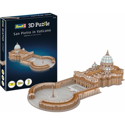 Revell 3D puzzle St. Peter's Basilica (Vaticano) 68 ks – Zboží Dáma