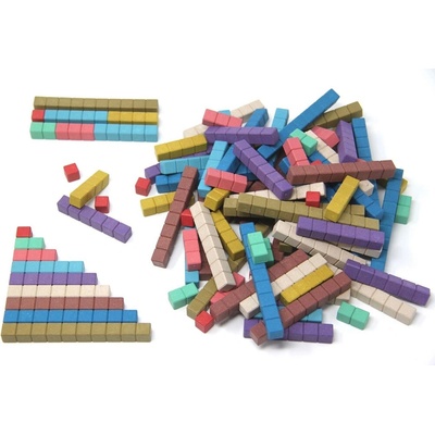 Wissner Počítací tyčinky Montessori 10 barev 100 ks