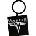 Van Halen Retro Logo Ключодържател (VHKEY01)