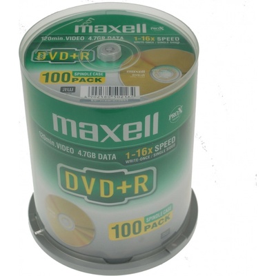 Maxell DVD+R 4,7GB 16x, 100ks