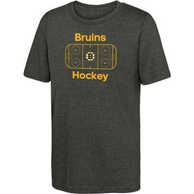 Outerstuff detské tričko Boston Bruins Goal Tender Ss Triblend Tee