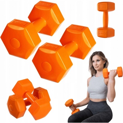 DrFit Pevné bitúmenové činky 2 x 15 kg