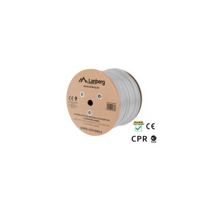 Кабел/преходник Lanberg LAN cable CAT. 6a uftp 305m solid cu lszh grey cpr (LCUF6L-11CU-0305-S)