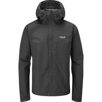 Rab Мъжко водоустойчиво яке Rab Downpour Eco Jacket Waterproof jacket - Black - размер XXL (002-2384-0116)