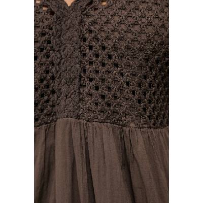 ANSWEAR рокля babydoll от памук (WS26-SUD034)