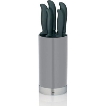 KELA Sada ch nožov 5 ks v stojane Acid šedá KL 11288