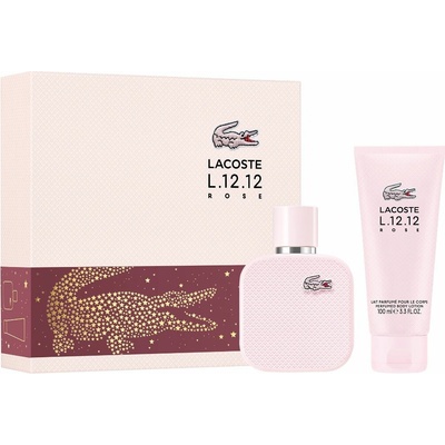 Lacoste Lacoste L.12.12. Rose - EDP 50 ml + tělové mléko 100 ml