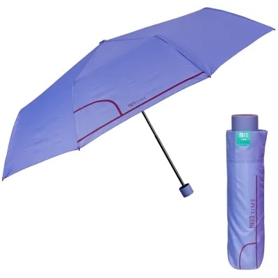 Дамски неавтоматичен чадър Perletti Time 26236, Лилав