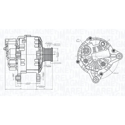 MAGNETI MARELLI Alternátor MAG 063731562010