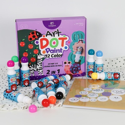 Tookyland Prstové barvy v tubě 6 ks – Zboží Dáma